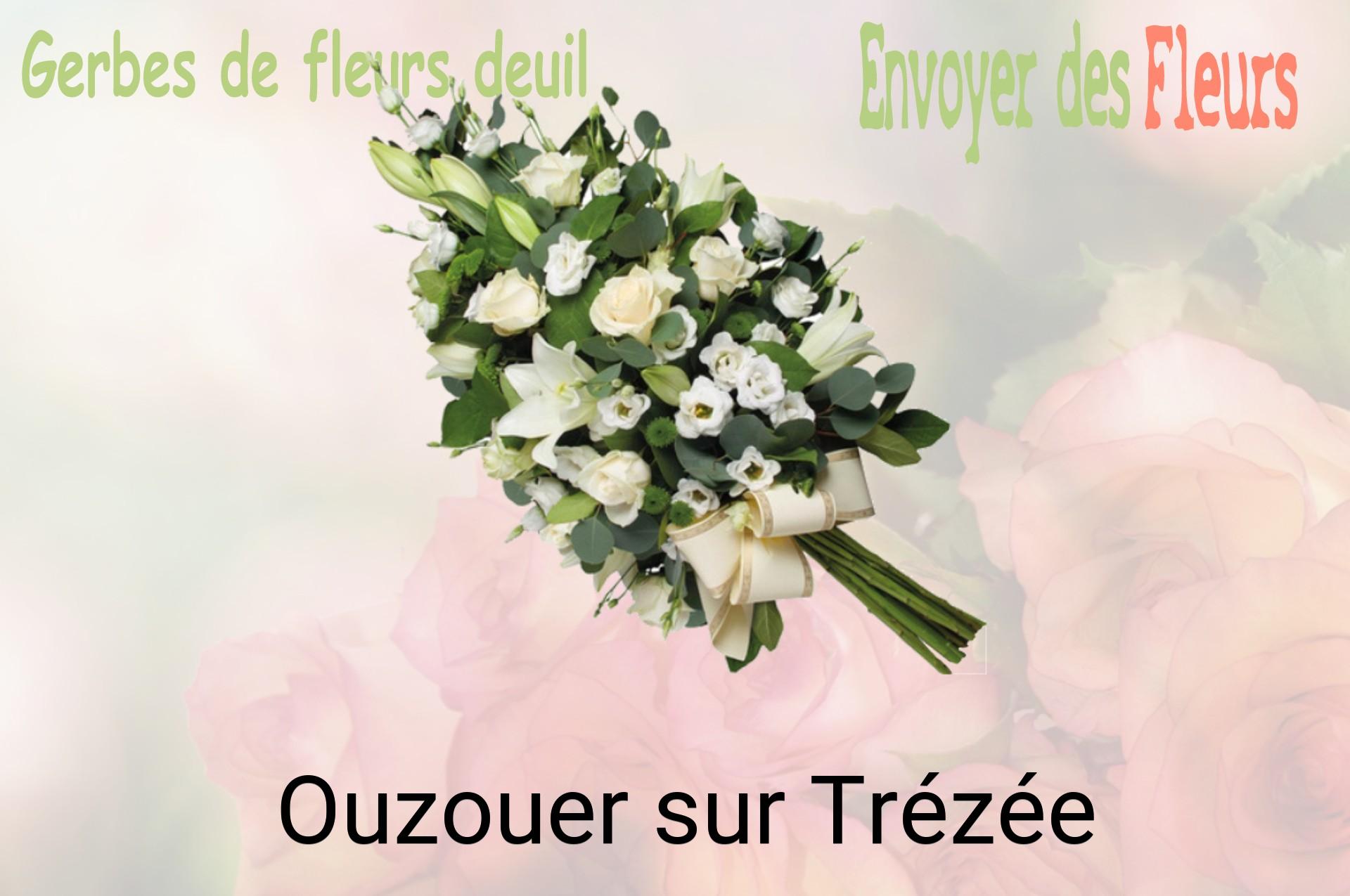Gerbe de fleurs de deuil livrée à Ouzouer-sur-Trézée